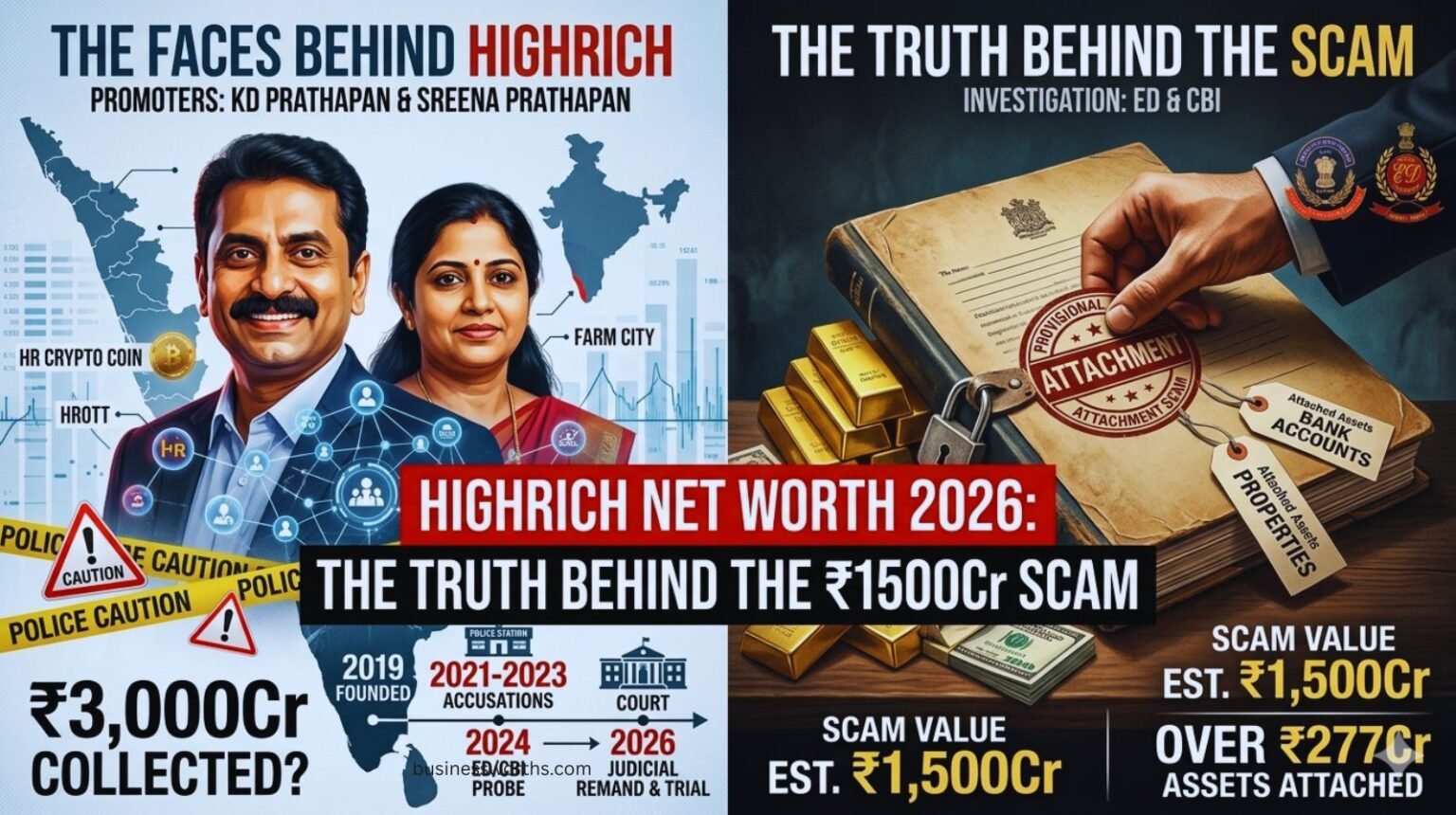 Highrich Net Worth 2026: The Truth Behind the ₹1500Cr Scam