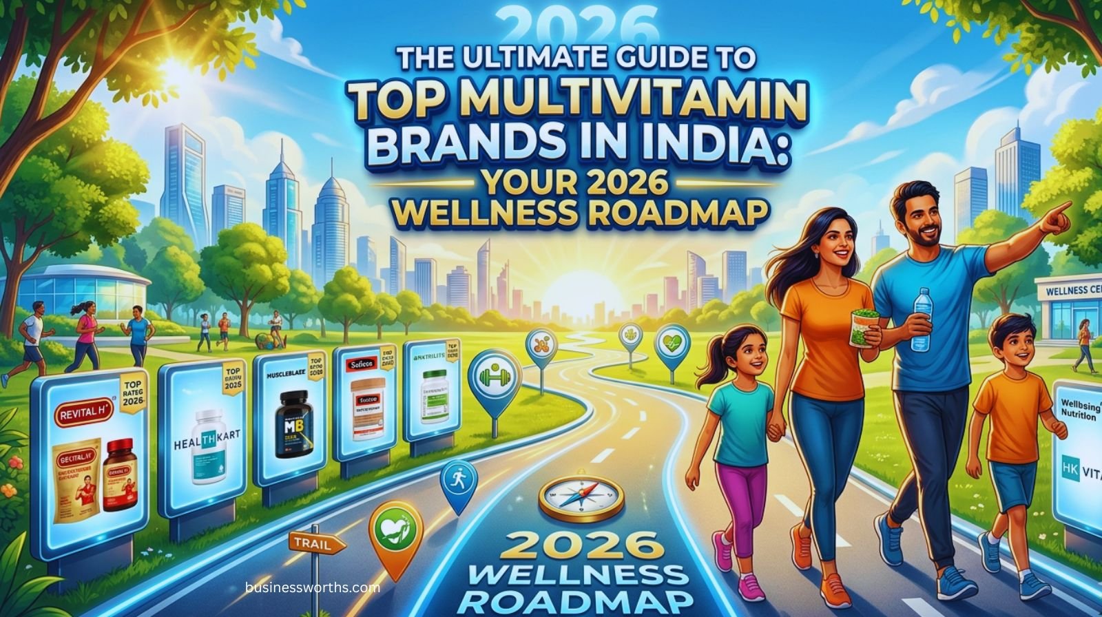Top multivitamin brands in India bottles and supplements for daily health and immunity