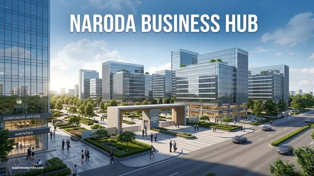 Naroda business hub Location details and available services